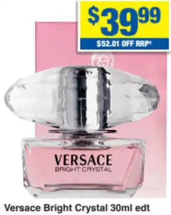 My Chemist Versace Bright Crystal 30ml Edt offer