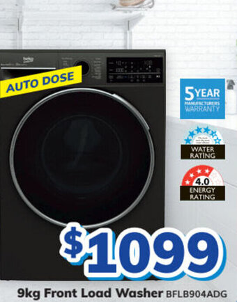 Bi-Rite BEKO 9kg front load washer offer