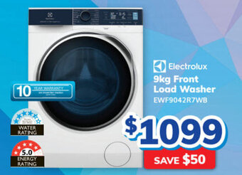 Bi-Rite ELECTROLUX 9kg front load washer offer