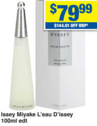 My Chemist Issey Miyake L'eau D'Issey 100ml Edt offer
