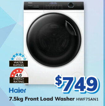 Bi-Rite HAIER 7.5kg front load washer offer