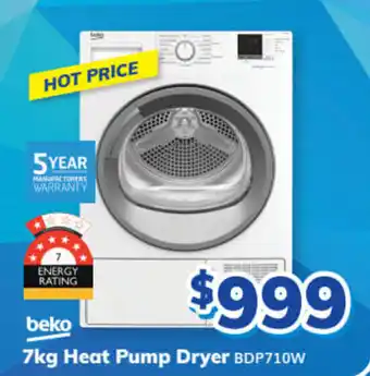 Bi-Rite BEKO 7kg hear pump dryer offer