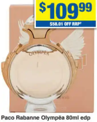 My Chemist Paco Rabanne Olymea 80ml Edp offer