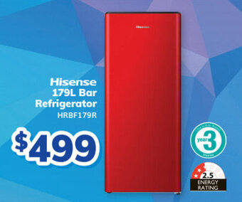 HISENSE 179L bar refrigerator
