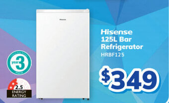 Bi-Rite HISENSE 125L bar refrigerator offer