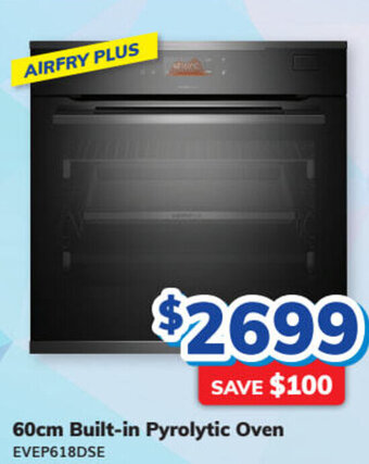Bi-Rite ELECTROLUX 60cm built-in pyrolytic oven offer
