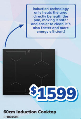 Bi-Rite ELECTROLUX 60cm induction cooktop offer