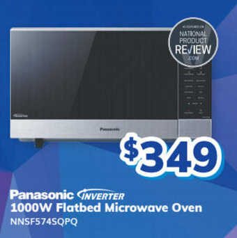 Bi-Rite PANASONIC INVERTER 1000W flatbed microwave oven offer