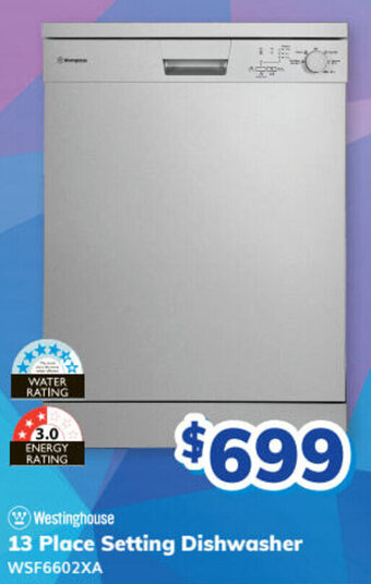 Bi-Rite WESTINGHOUSE 13 place setting dishwasher offer