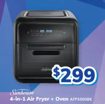 Bi-Rite SUNBEAM 4-in-1 air fryer + oven offer
