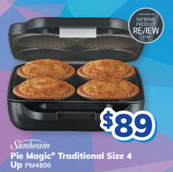 Bi-Rite SUNBEAM PIE MAGIC traditional size 4 up offer