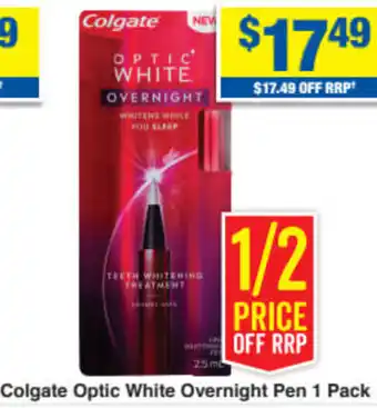 My Chemist Colgate Optic White Overnight Pen 1 Pack offer