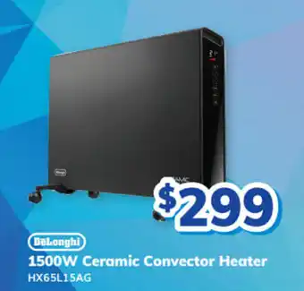 DELONGHI 1500W ceramic convector heater