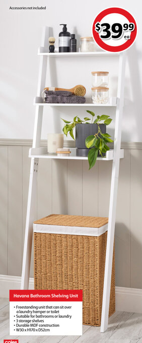 Coles Havana Bathroom Shelving Unit offer