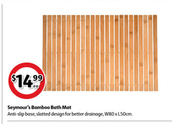 Coles Seymour's Bamboo Bath Mat offer