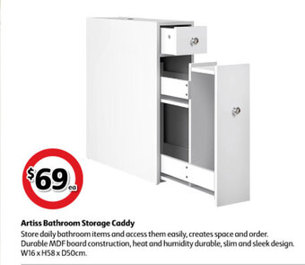Coles Artiss bathroom Storage Caddy offer