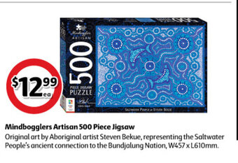 Coles Mindbogglers Artisan 500 Piece Jigsaw offer