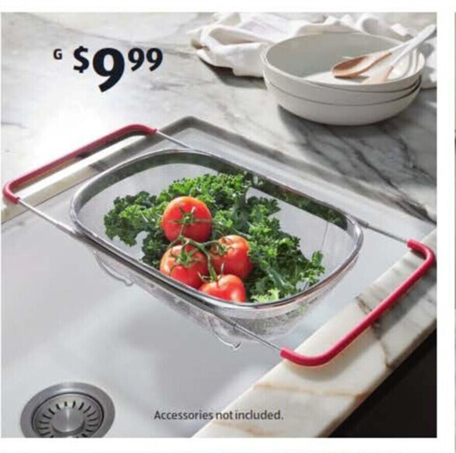 Extendable Sink Colander offer at ALDI