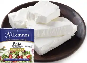 IGA Lemnos Traditional Fetta Cheese 2x100g offer
