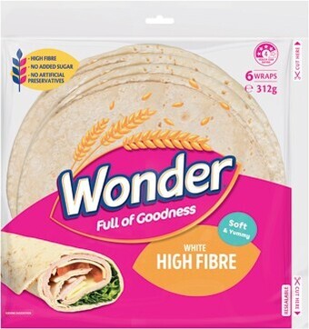 IGA Wonder White Wraps 6 Pack offer