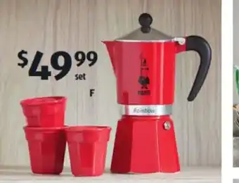 ALDI Bialetti Stovetop Espresso Maker and Cup offer