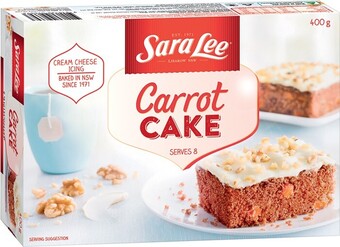 IGA Sara Lee Chocolate 350g or Carrot 400g Frozen Cake offer