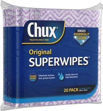 IGA Chux Original Superwipes 20 Pack offer