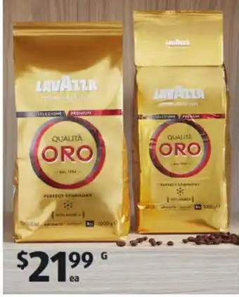 ALDI Lavazza Qualità oro Coffee offer