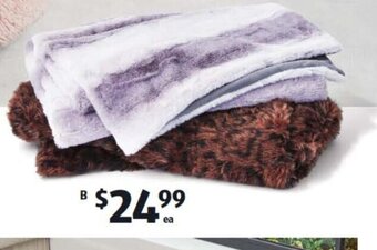 ALDI Faux Fur Pet Blanket offer