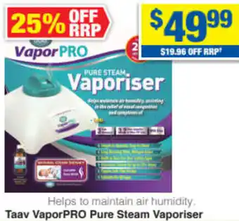 Taav VaporPRO Pure Steam Vaporiser