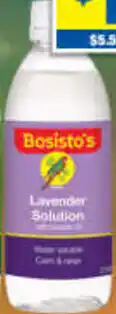 Bosisto's Lavender Solution 250ml