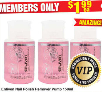 My Chemist Enliven Nail Polish Remover Pump 150ml offer