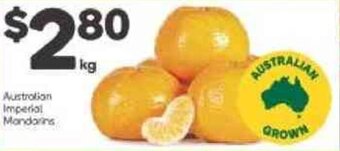 Woolworths Australian imperial mandarins offer