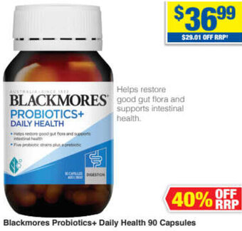 My Chemist Blackmores Probiotics+ Daily Health 90 Capsules offer