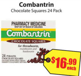 Combantrin Chocolate Squares 24 Pack