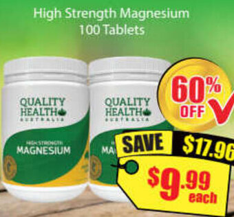 Chemist Discount Centre High strength Magnesium 100 Tablets offer
