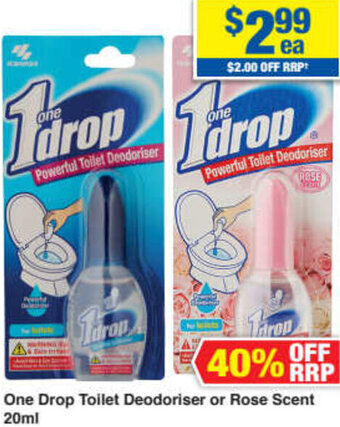 My Chemist One Drop Toilet Deodoriser Or Rose Scent 20ml offer