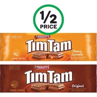 Woolworths Arnott’s Tim Tam 160-200g offer