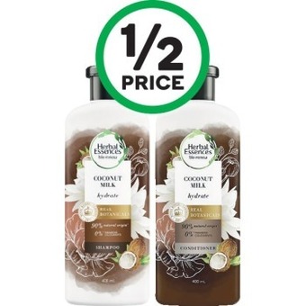 Woolworths Herbal Essences Bio:Renew Shampoo or Conditioner 400ml offer