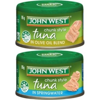 Coles John West Tuna Tempters 95g offer