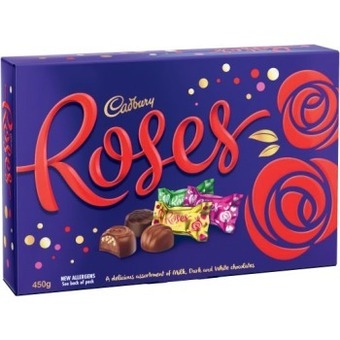 Coles Cadbury Roses Boxed Chocolate 450g offer