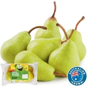 Coles Coles Australian Kids Pears 1kg Pack offer