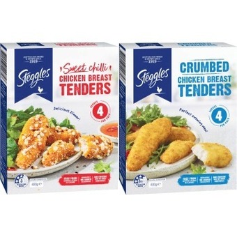 Coles Steggles Chicken Breast Tenders 400g offer