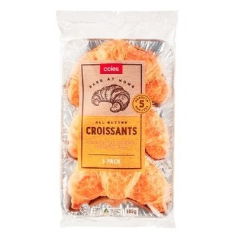 Coles Coles Croissants 3 Pack or 4 Pack offer