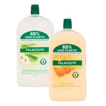 Coles Palmolive Liquid Hand Wash Refill 1 Litre offer