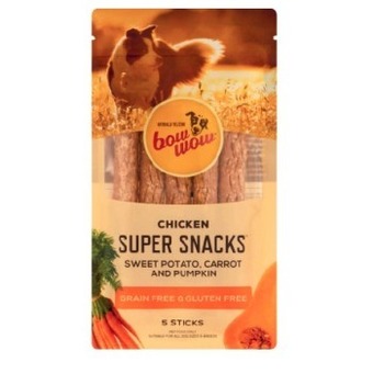 Coles Bow Wow Super Snacks Grainfree Dog Treats 5 Pack offer