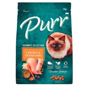 Coles Purr Dry Cat Food 1kg offer