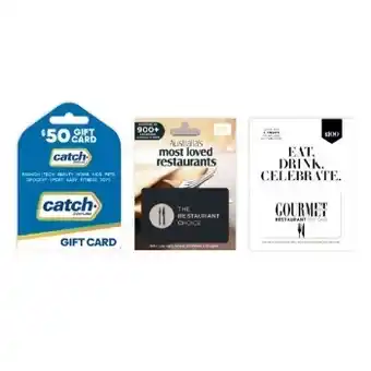 Coles 15% off Catch.com.au*, The Restaurant Choice and Gourmet Traveller Restaurant Gift Cards offer