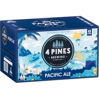 Coles 4 Pines Brewing Pacific Ale Bottles 24x330mL offer