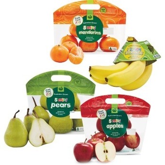 Woolworths Woolworths QLD Mini Bananas Pk 5, Australian Mini Apples, Pears or Mandarins Pk 5 offer
